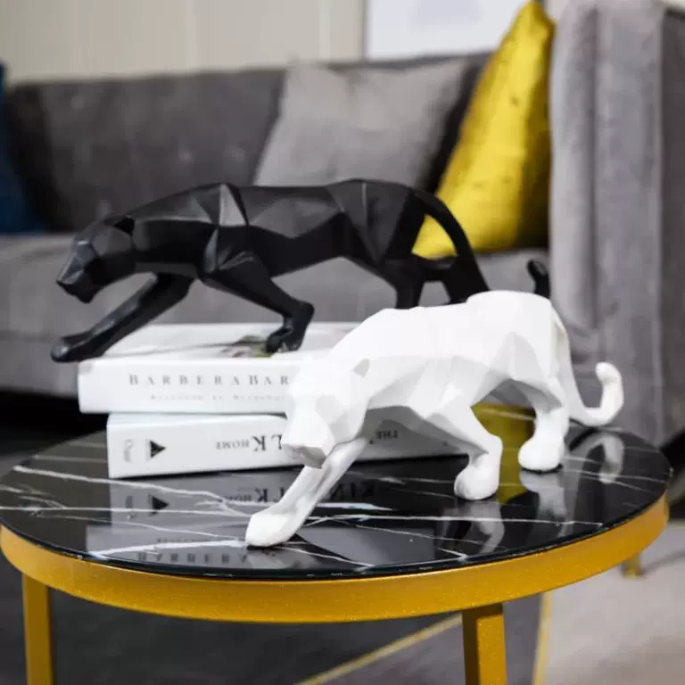 Современный минималистский креативный орнамент геометрический Леопард Домашние украшения Северные абстрактные животные гостиная винный шкаф украшения