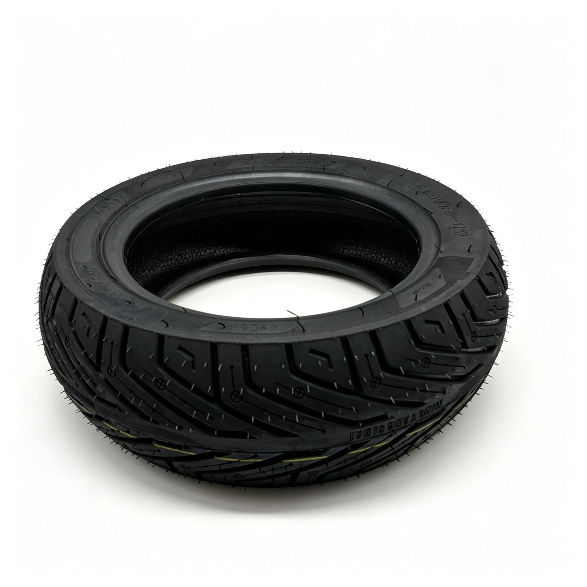 Electric vehicle tire 120/70-10 steel wire semi-hot-melt anti-slip wear-resistant thickened eight-layer steel wire tire wholesale