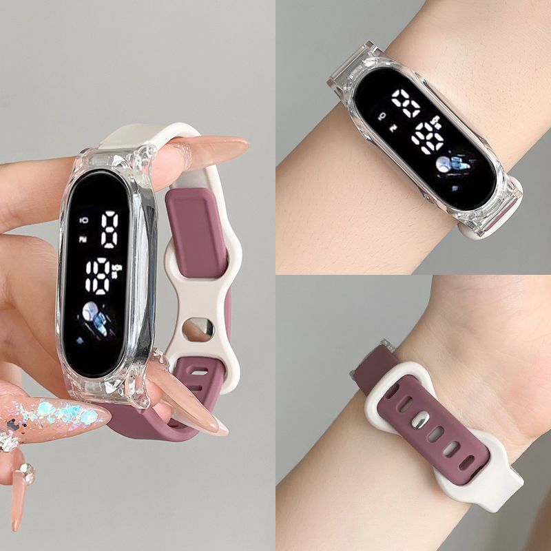 Electronic Watches for Male and Female Students in Middle and High Schools, Simple Sports, Good-Looking, Only Time-Keeping, Niche Waterproof Luminous Bracelets Electronic Watches for Male and Female Students in Middle and High Schools, Simple Sports, Good-Looking, Only Time-Keeping, Niche Waterproof Luminous Bracelets