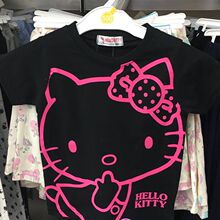 ��ͯŮͯ��װ����T���¿�hellokittyŮ�����ɰ�95�ް�����Сͯ��