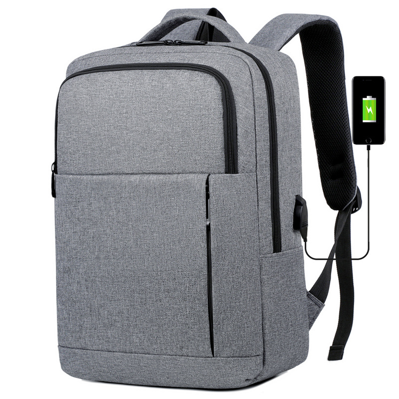Bolso de computadora de negocios transfronterizo 2024 nuevo bolso de computadora portátil con logotipo imprimible mochila de gran capacidad al por mayor