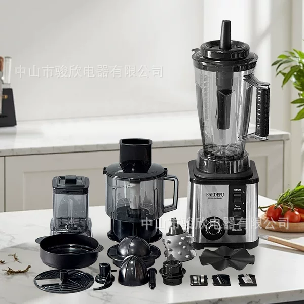 Cross-Border Commercial High-Capacity Blender, Ice Crusher, Smoothie Maker, Multifunctional Household Juicer, Food Processor, Mixer