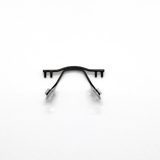 Frameless Nose Middle Beam Hanging Frame Frameless Cut Edge Glasses Bracket Single Hole Nose Middle Beam Cross Beam Nose Frame Accessories Repair