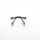 Frameless Nose Middle Beam Hanging Frame Frameless Cut Edge Glasses Bracket Single Hole Nose Middle Beam Cross Beam Nose Frame Accessories Repair