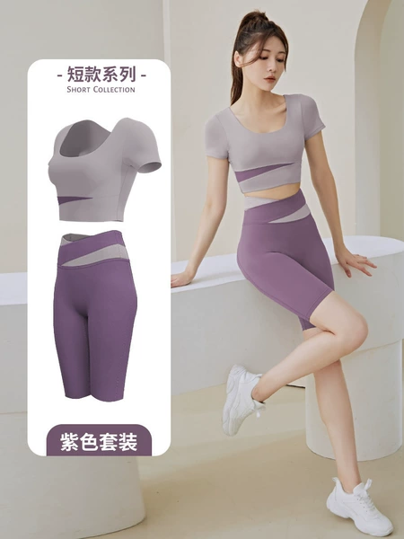 Purple trousers