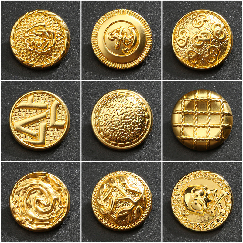 Golden button Chanel style coat button high-end women's clothes coat sweater cardigan suit exquisite metal button Golden button Chanel style coat button high-end women's clothes coat sweater cardigan suit exquisite metal button