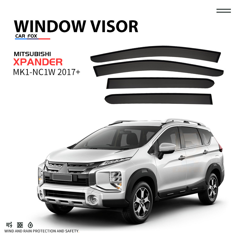 For Mitsubishi xpander rain and shine rain board rain eyebrow xpander Window visor