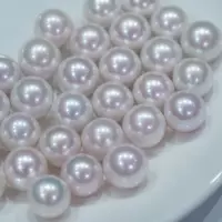 Zhuji пресная вода 4-12mm белый круглый сильный свет мелкие дефекты почти безупречный жемчуг