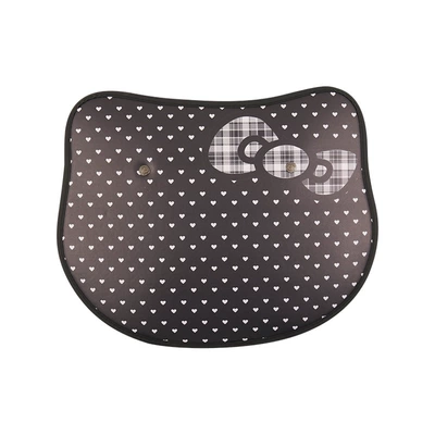 Cat Heart Bow Seat Back — Chair back anti-kick pad