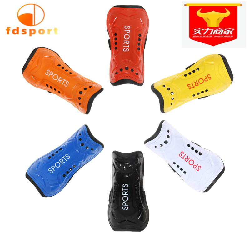 Feidian Children's Football Shin Guards Professional Football Match Adult Strap-On Goalkeeper Protective Gear Factory Direct Sales and Distribution