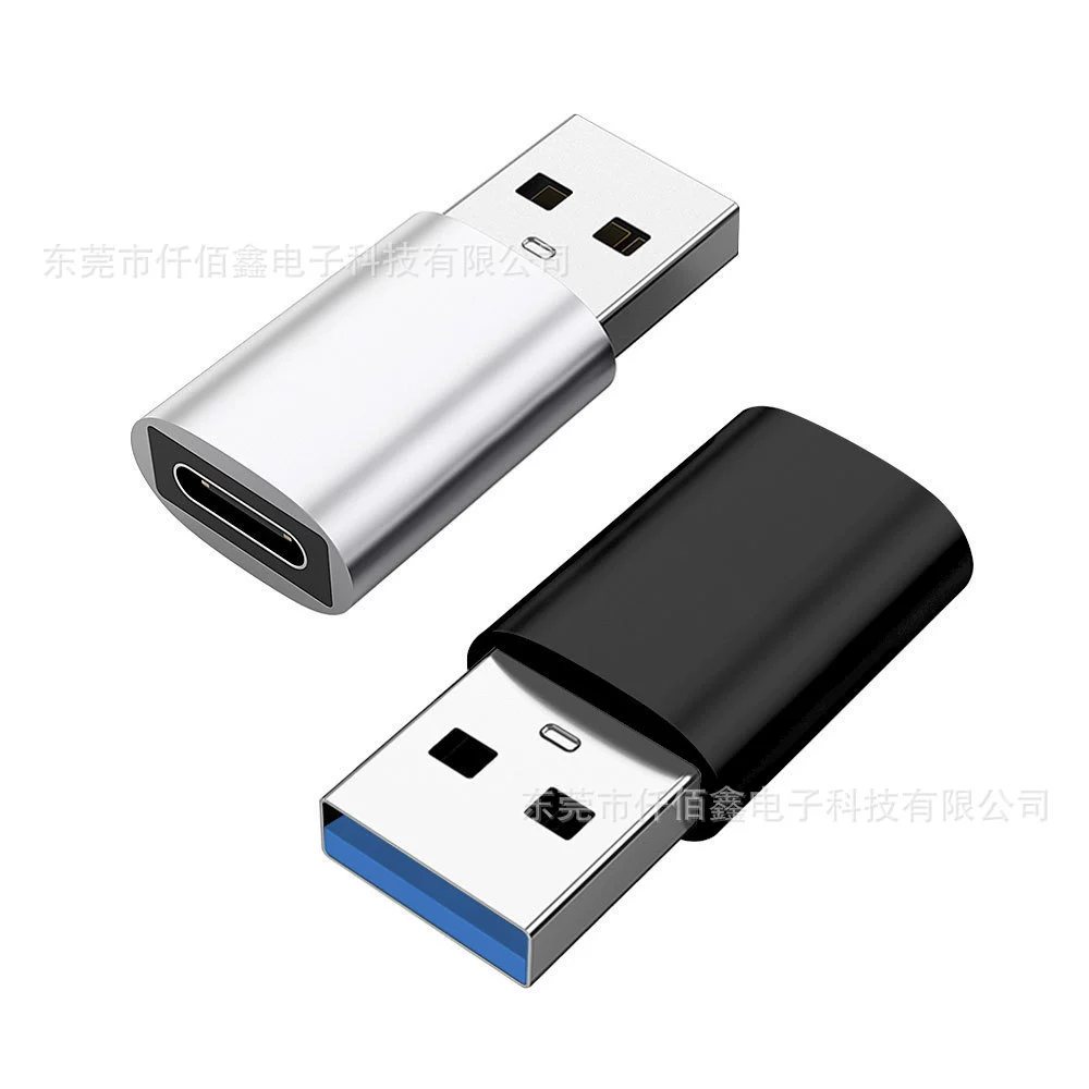 OTG‑переходник Type‑C (гнездо) → USB3.0 (штекер), быстрый заряд, автомобильный и мобильный кабель для передачи данных