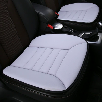 Car Memory Foam Cushion, Seat cushion, seat cover - memory-foam-square-cushion-light-gray