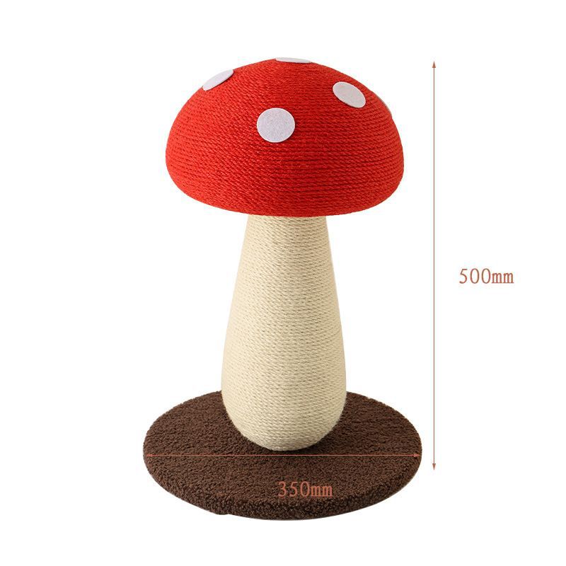 강화된 빨간 버섯 장난감(대마줄형)