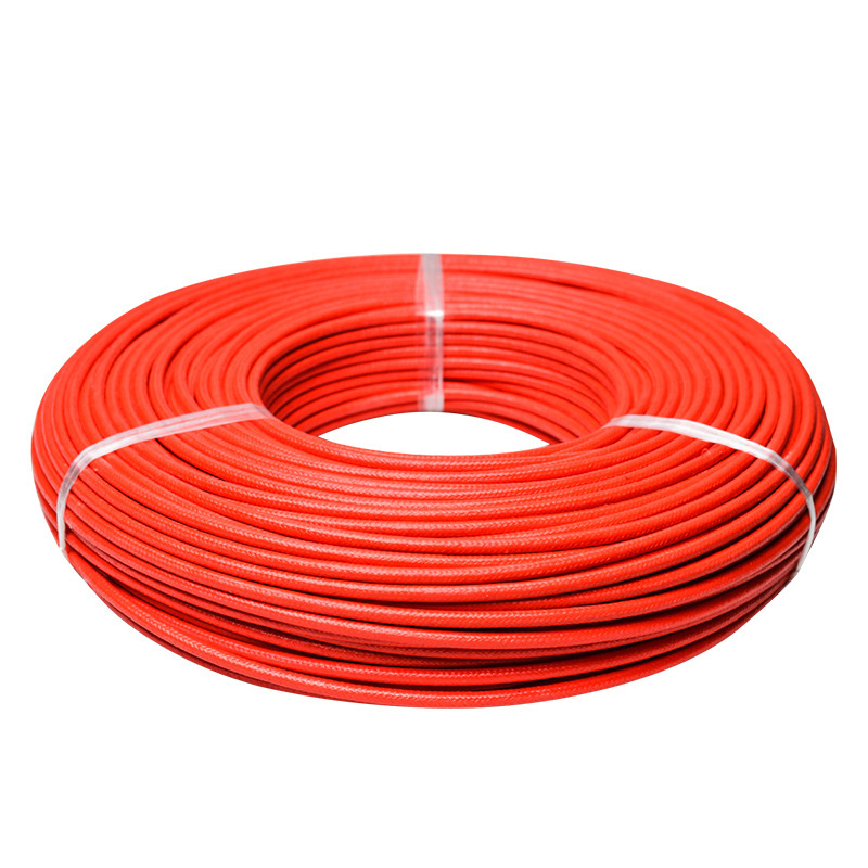 硅胶高温线编织线AGRP电线耐高温200度玻璃纤维编织绝缘高温线