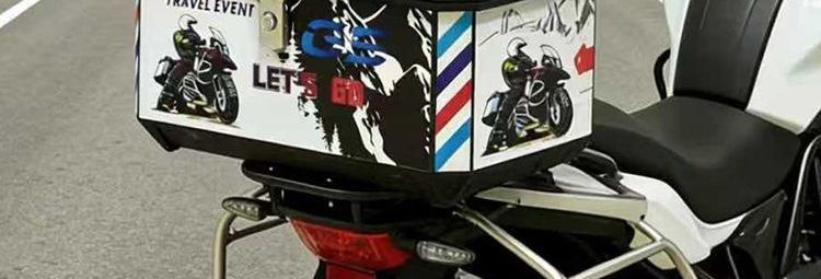 Large-capacity motorcycle tail box luggage case for electric vehicles, suitable for waterproof L-scooters, 70-liter large-capacity box