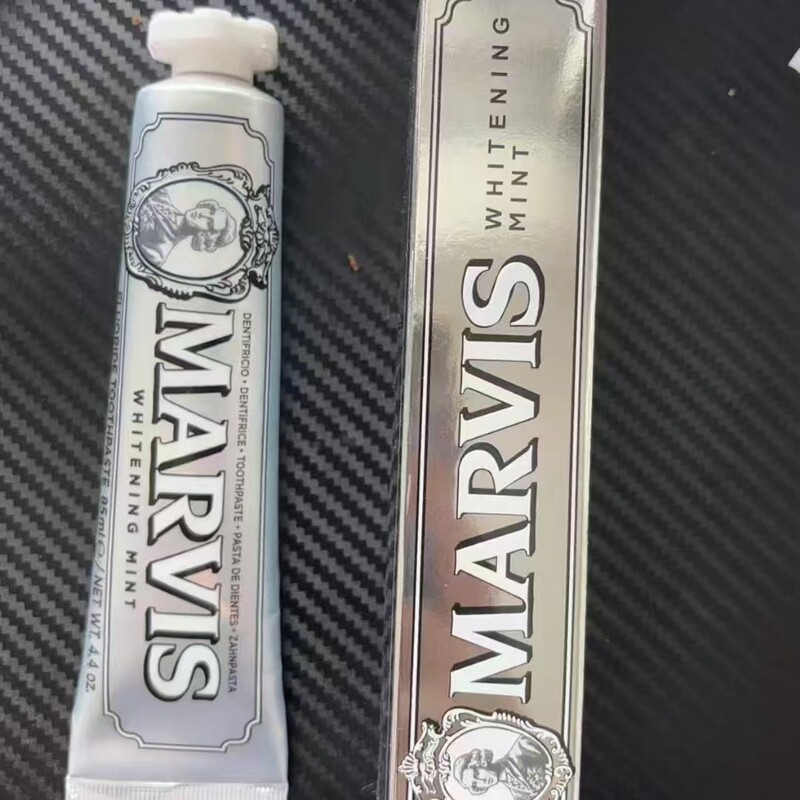 イタリア輸入 Mars 大人用ミント風味歯磨き粉 85ml フレッシュブレス シルバー歯磨き粉 ギフトボックス|undefined