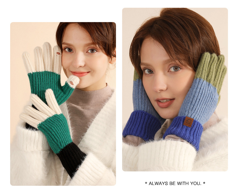 Outdoor, Daily Occasion Solid Color Pattern Women's Casual Retro Solid Color Gloves 1 Pair