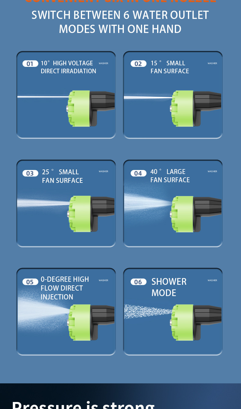 Cross-Border Wireless High-Pressure Water Gun Manufacturer Wholesale Lithium Battery Car Wash Garden Watering Lithium Battery High-Pressure Water Gun
