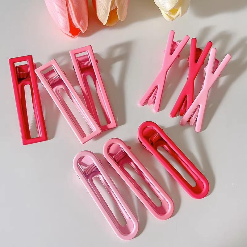 Horquilla de dopamina rosa para niña, bonito clip bb, accesorios para el cabello para niños, clip lateral y2k