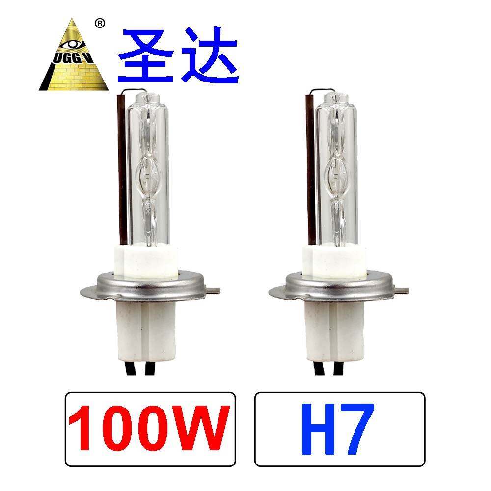 Трансграничный HID100W Высокая мощность автомобиля H1H7 H11 9005 9006 HID Ксеноновая лампа 75W100W