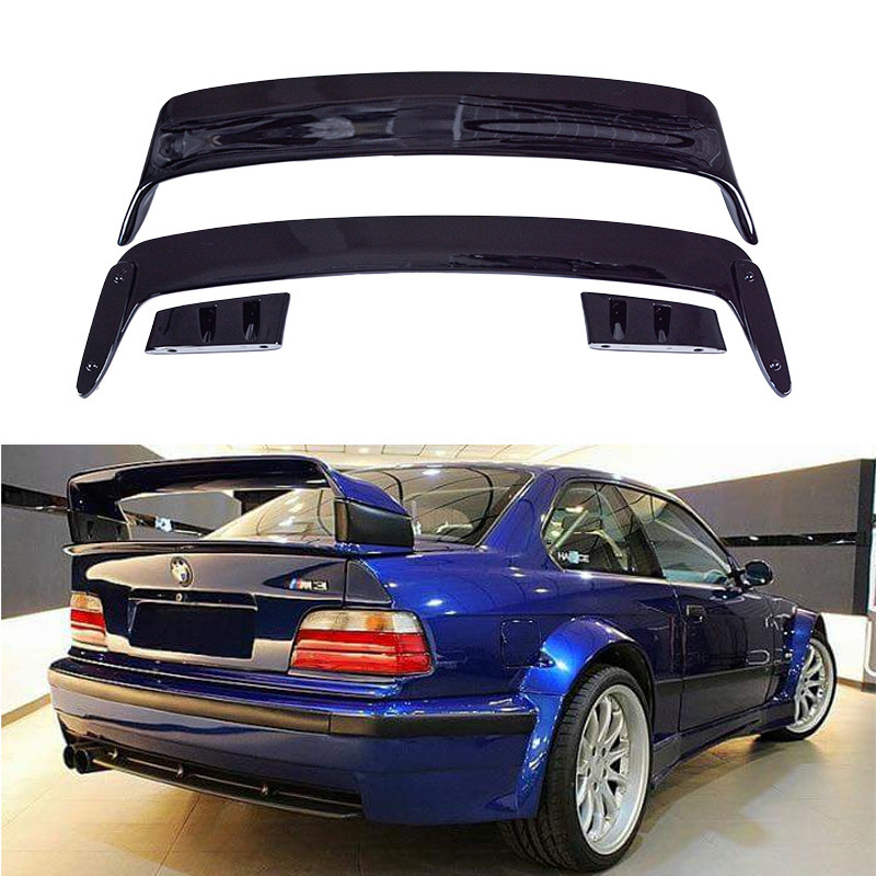 Suitable for Bmw E36 Rear Wing M3 Rear Wing Modification 1990-2000 Bmw E36 Four-Section Style Fixed Wing