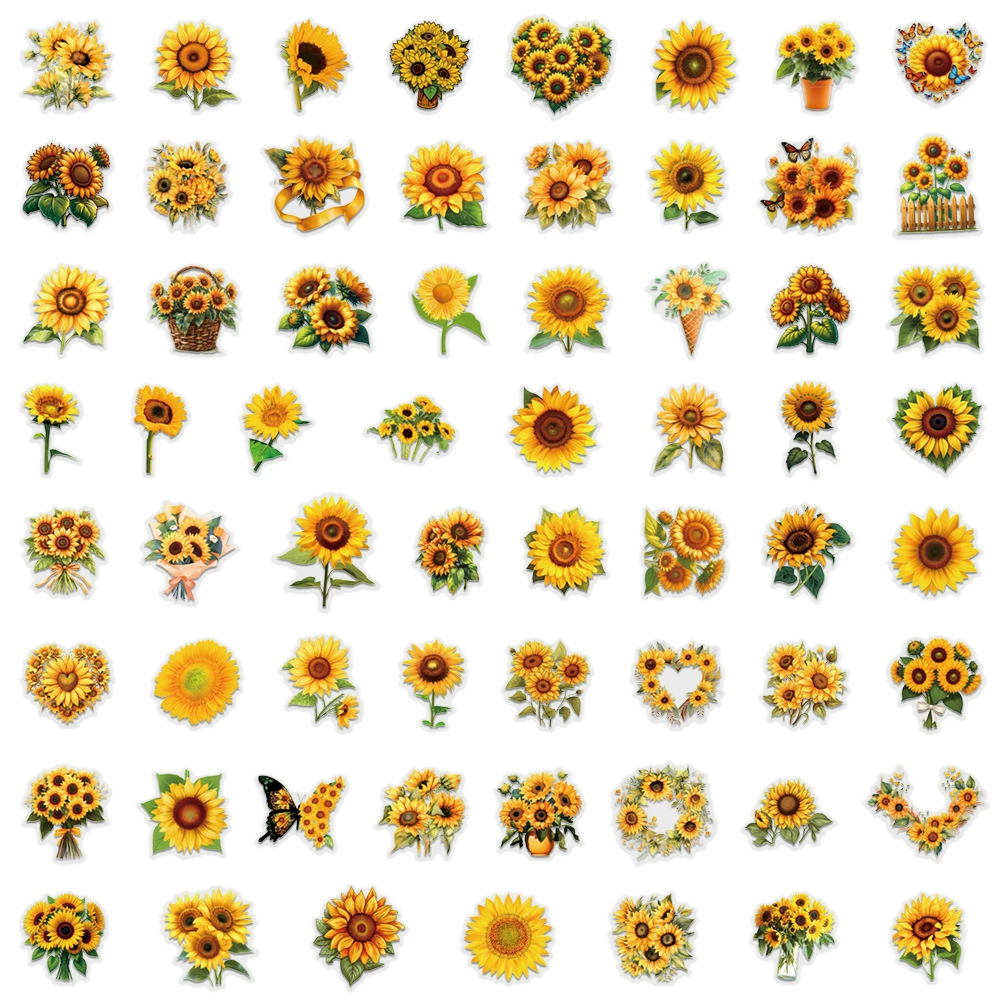 Transparent suitcase with sunflower extract, scooter, sticker, new collection, wholesale
