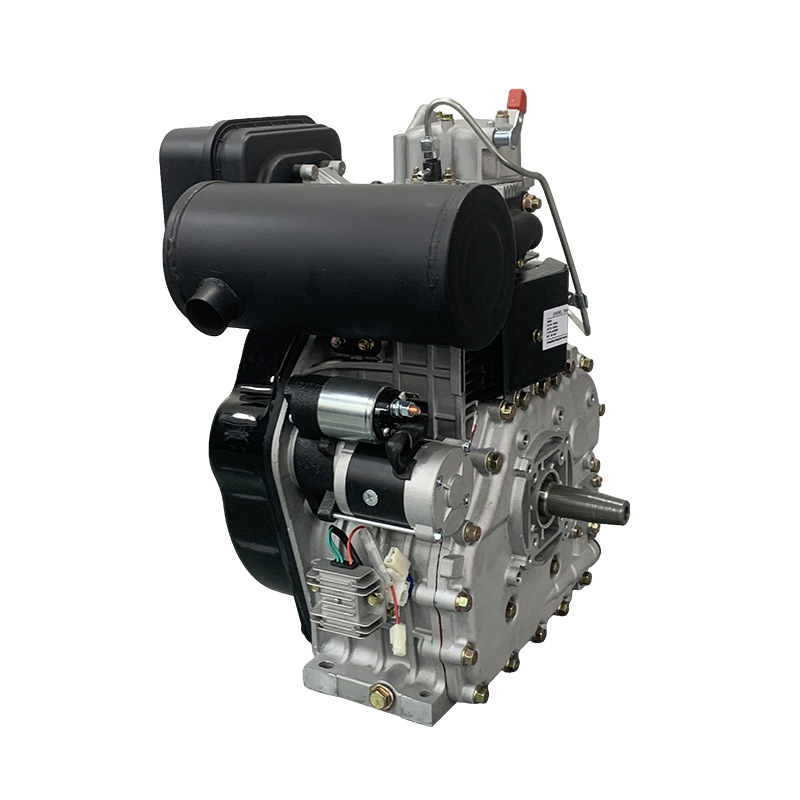 1100F Diesel Engine Powered Single-Cylinder Air-Cooled 14 Horsepower Agricultural Marine Small Tractor Micro Tiller