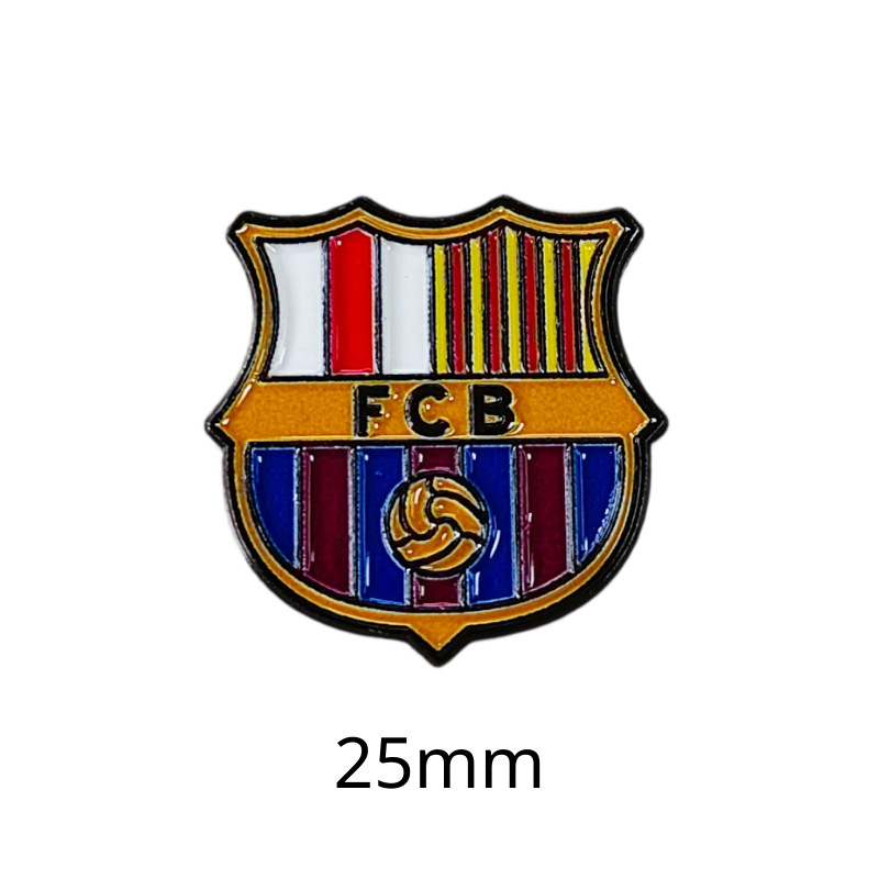Insignias metálicas transfronterizas, pegatinas para teléfonos móviles, broches, Copa Mundial, Liga de Campeones, club de fútbol, insignias del Real Madrid, insignias del Liverpool al por mayor