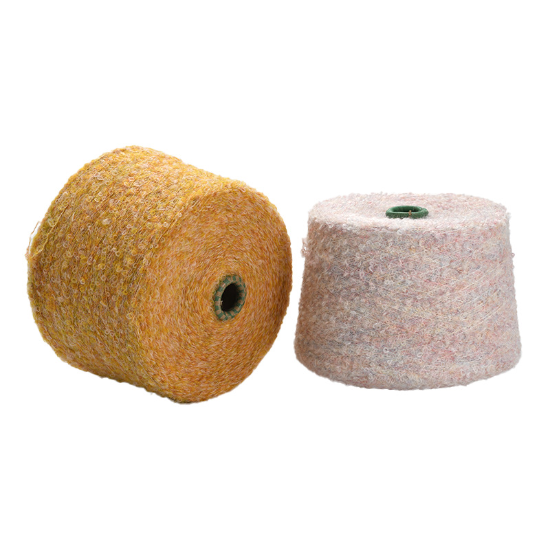 Wholesale 1/4.8NM soft large circle coat and hat factory woven yarn…