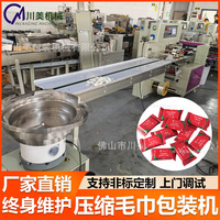 一次性压缩毛巾自动包装机面膜面巾套袋机小毛巾全自动枕式包装机