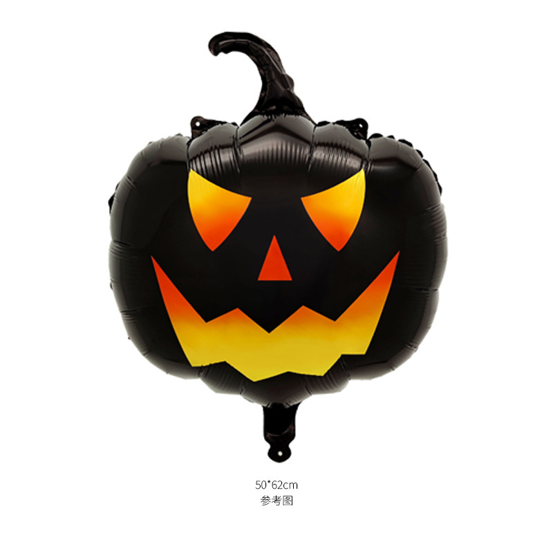 新しいハロウィンゴーストフェスティバルアルミフィルムバルーン 4D 立体カボチャハロウィンゴーストパーティーゴースト漫画バルーン|undefined