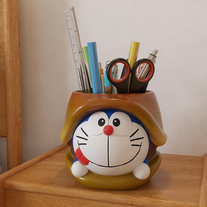 かわいいクレヨンしんちゃんのペンホルダーの装飾品は、親友や友人、子供の誕生日プレゼント、学習オフィスのデスク収納に最適です。|undefined