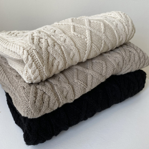 Korean style ins infant and toddler baby fashionable hemp pattern sweater layered loose version knitted vest vest autumn