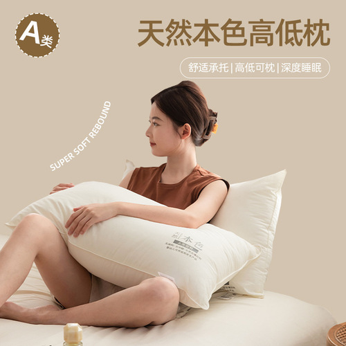 Pure cotton pillow wholesale manufacturer pure cotton pillow household single neck pillow core children's pillow adult pillow wholesale