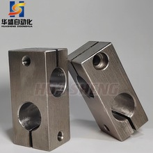 不锈钢支柱固定夹光轴十字夹连接块锁紧垂直交叉固定块钢管支撑架