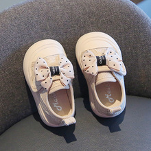 女童2025鞋子秋季婴儿童鞋1-3岁女宝宝爆款软底小童帆布鞋新款