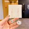 Advanced brand earrings, cute silver needle from pearl, 2023 collection, high-end, wholesale, silver 925 sample, European style