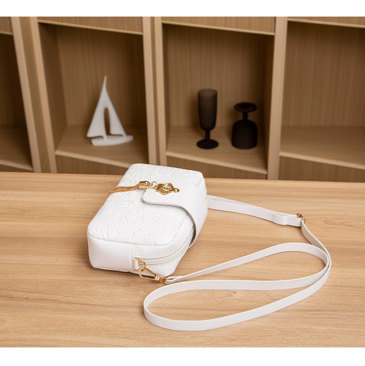 Women'S Gender Fashion Style Square Shape Women's All Seasons Pu Leather Fashion Shoulder Bag