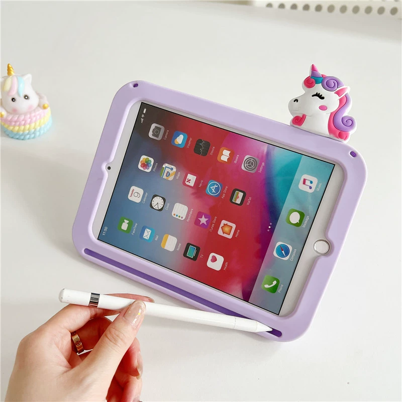 Лежащая на единороге чехол защитный для iPad10 планшета с grooves вращения MINI6 стерео силикон противо-падения применим