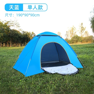 People Fully Automatic Camping Style, Avtomobil dam çadırları - sky-blue-single-single