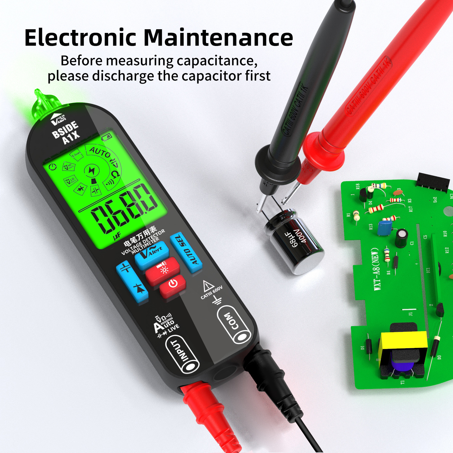BSIDE Mini Digital Multimeter 5