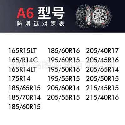 Fully Enclosed Anti-Skid Chains, Tire snow chain - a6