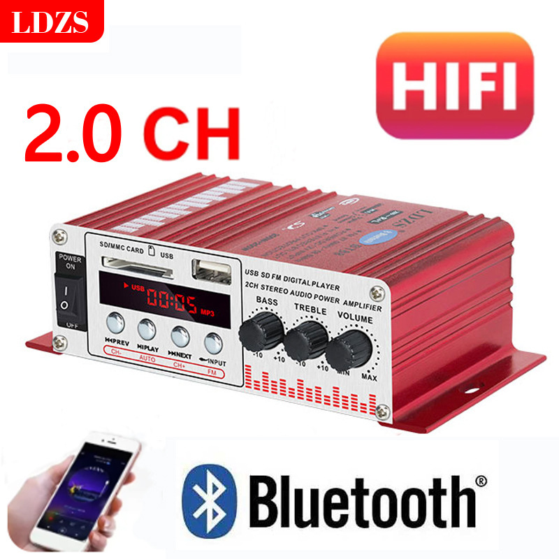 クロスボーダーbluetooth機能再生機家庭用ハイパワーカードミニ小型車載オーディオ自動車12v bluetoothアンプ|undefined