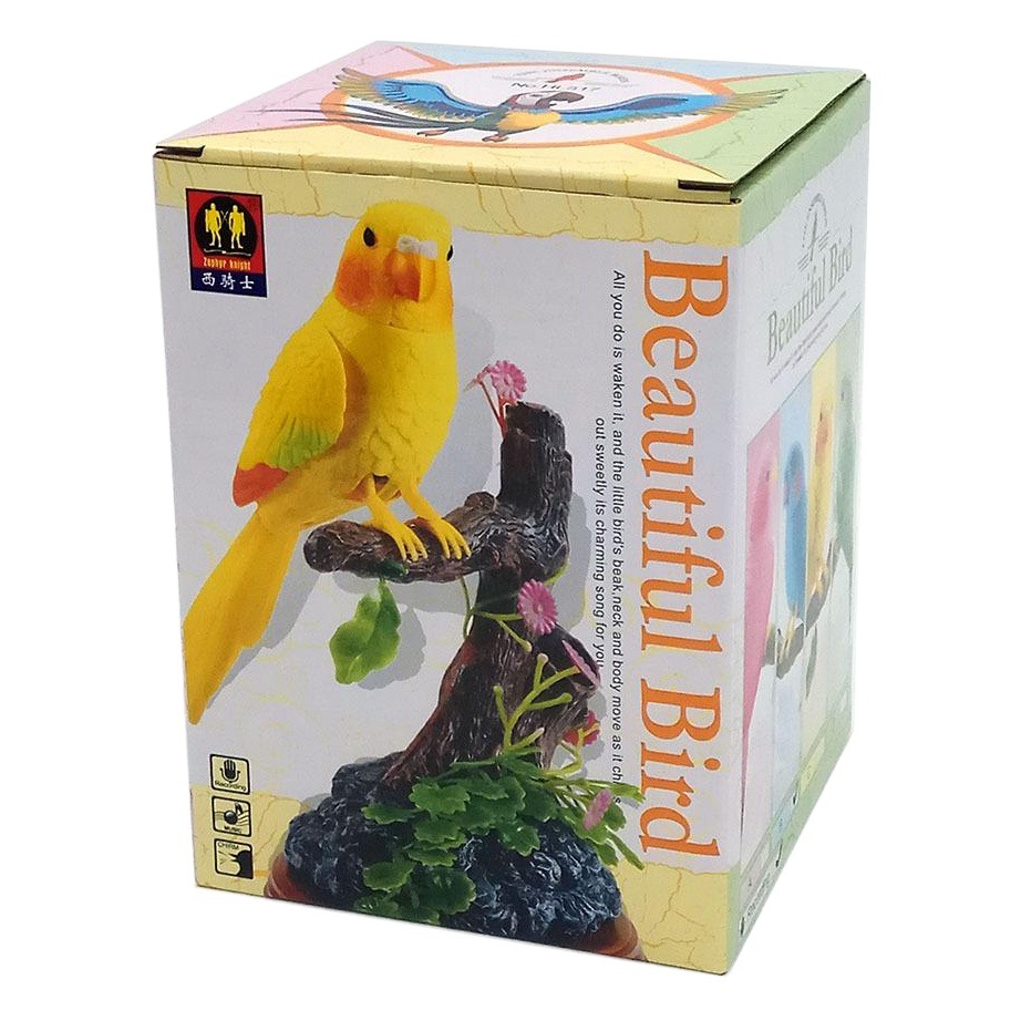 Sesión de grabación de aprendizaje simulación de discurso Loro pájaro controlado por voz Inducción infantil decoración fábrica al por mayor