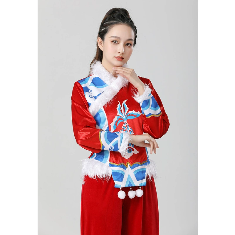 Yangge костюм женский 2024 новый северо-восточный праздничный костюм для взрослых