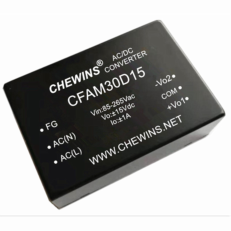 CFAM30D12H12 AC-DC电源模块宽压输入220V转12V和12V双路输出30W