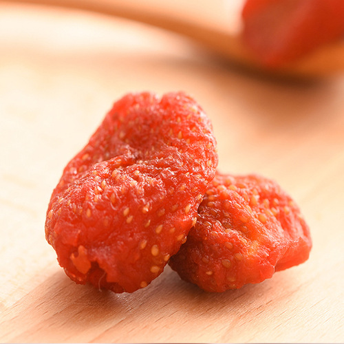 Packaged Strawberry Dried Fruit, Strawberry Dried Fruit for Meal Replacement, Supplementing Vitamin C Nutrition, Large Granules, Ready-to-Eat Strawberry Dried Fruit