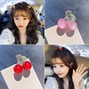 Milk tea, hairgrip, hair accessory, crab pin, bangs, small children's hairpins