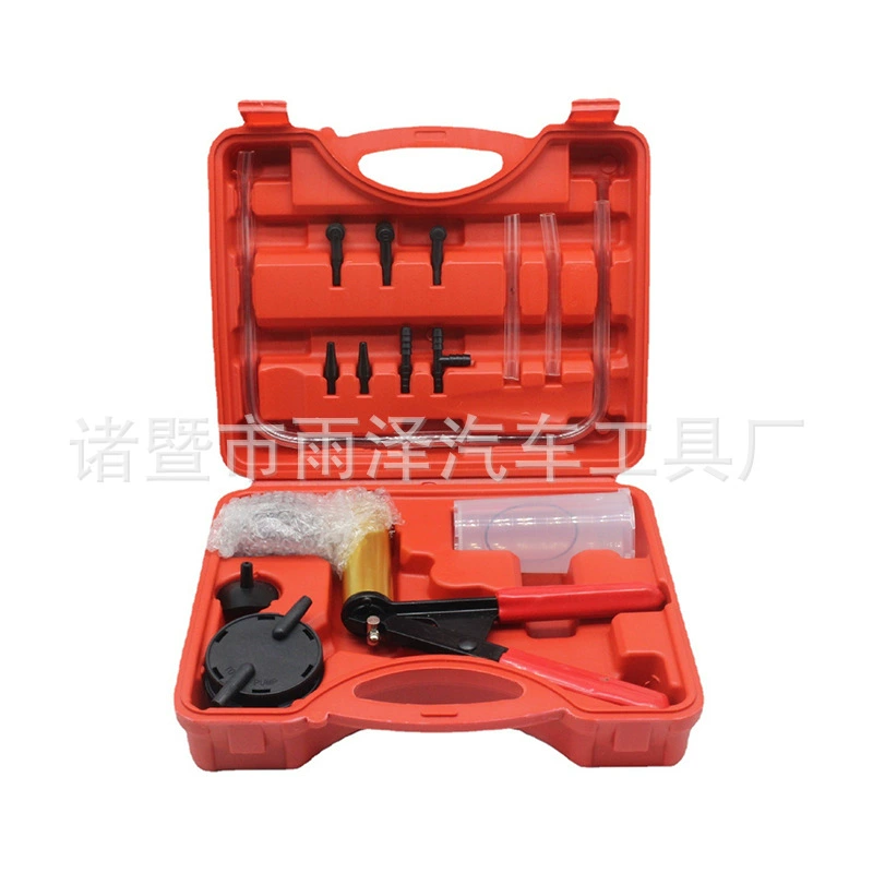 Ручной вакуумный насос автомобильный тормозной масляный ремонт инструмент для замены автомобиля небольшой насосный положительный и отрицательный всасывающий Пистолет двойного назначения с медным сердечником