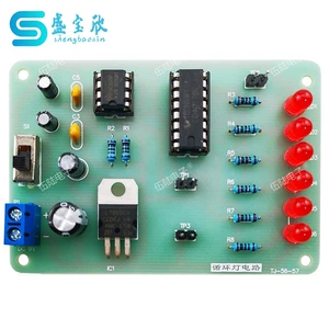 Круглувая световая цепь DIY Электронный комплект Гуанчжоу Оценка Светодиодная Светодиодная Кольцевая Кольцевая Вода Вода Свет TJ-56-57